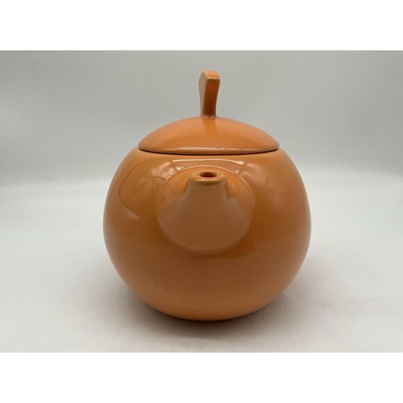 Orange MCM Teapot Made in the USA Serveware Teapots Collectible - Picture 7 of 14
